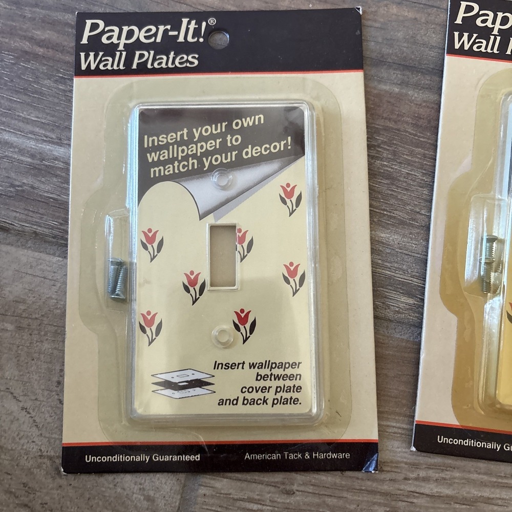5 Lot Vintage 1990 American Tack & Hardware Co. Custom Photo Light Switch Plate - Picture 6 of 8